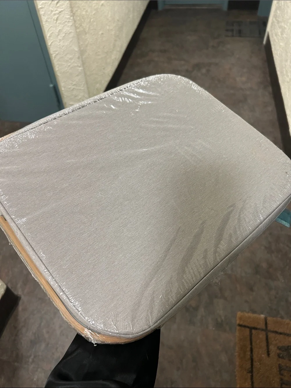 ADRIAN Cloth Fabric Light Gray Laundry Basket & Lid BRAND NEW FACTORY SEALED